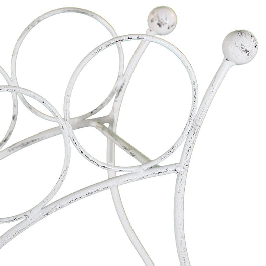 Portabottiglie stile provenzale verniciato in Acciaio cm 36 5x19x33 - VINCE