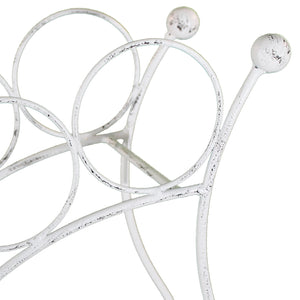 Portabottiglie stile provenzale verniciato in Acciaio cm 36 5x19x33 - VINCE