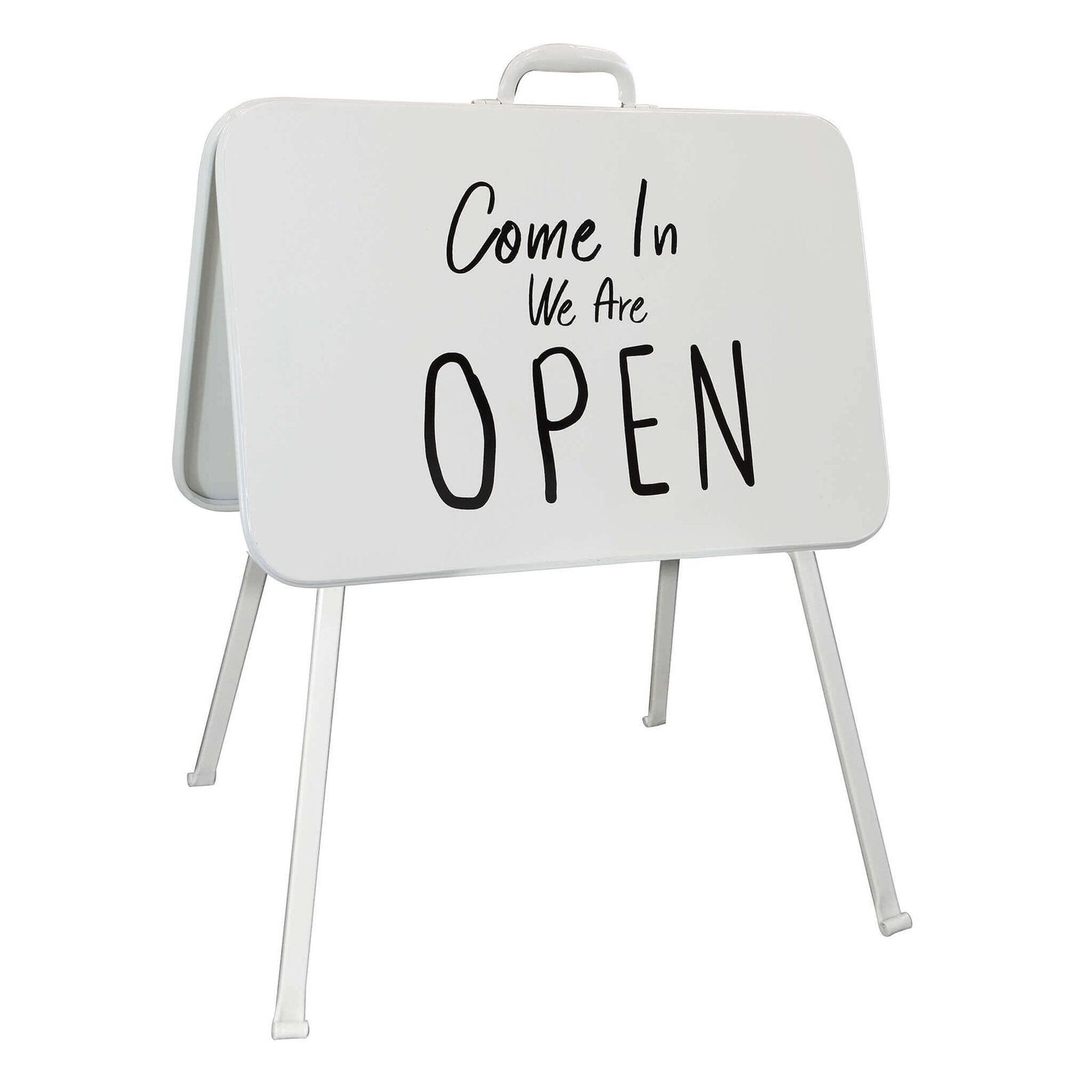 Cartello open close in Acciaio cm 60x53x77 - MINIC