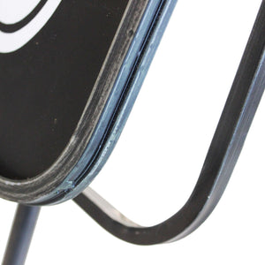 Cartello open close in Acciaio cm 30x30x120 5 - OPEN