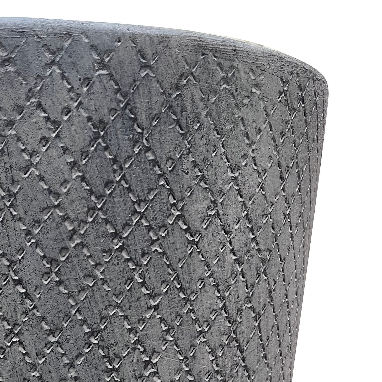 Set di 3 vasi in Fibra di argilla cm 44x44x79 - NINE