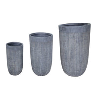 Set di vasi in Fibra sintetica cm 44x44x79 - MURRAY
