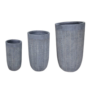 Set di vasi in Fibra sintetica cm 44x44x79 - MURRAY