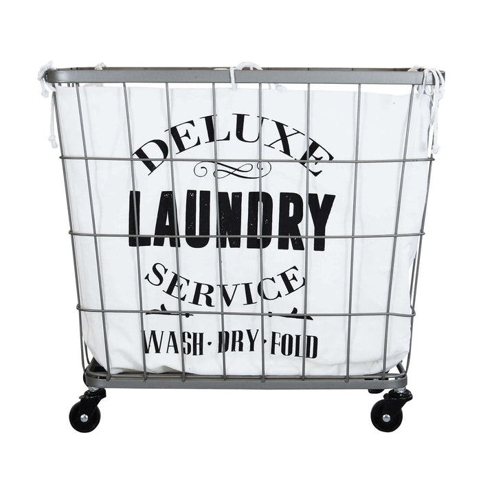 Porta biancheria in Tessuto cm 48x35 5x44 - DARWIN