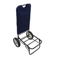 Carrello da spiaggia e campeggio Pieghevole in Acciaio Oxford cm 45x50x103 - CROFTON