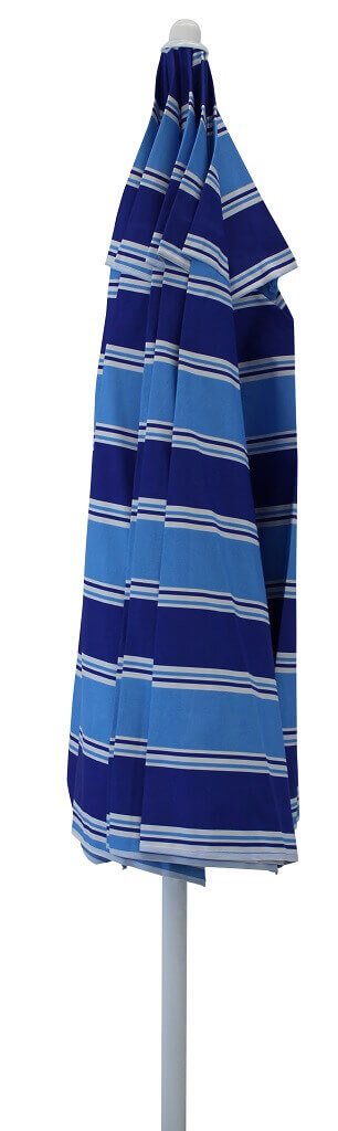 Ombrellone da spiaggia poliestere uv Rotondo 2 m in acciaio poliestere - AUGUST