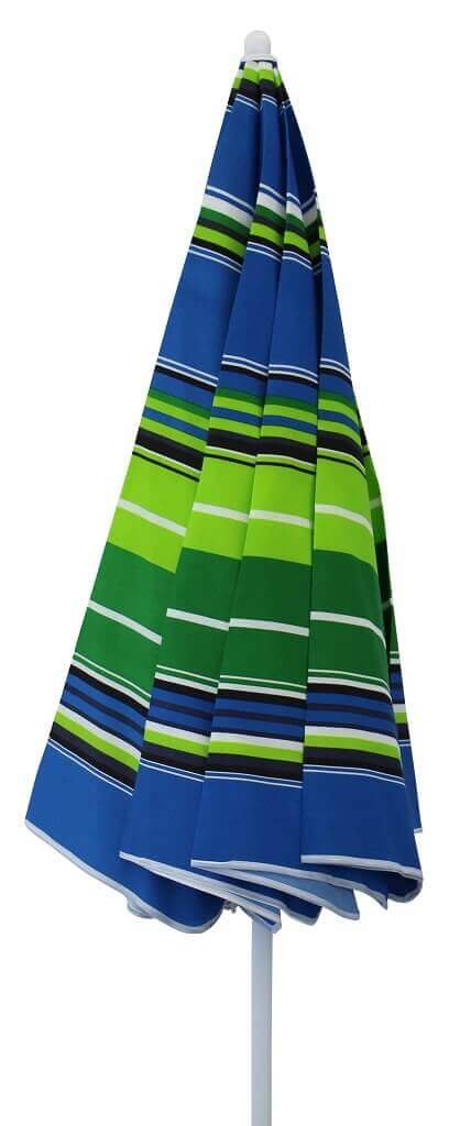 Ombrellone da spiaggia poly Rotondo 2 m palo in acciaio poliestere - CANUTE