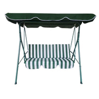 Dondolo da Giardino in Acciaio Tessuto cm 170x110x153 - LYLE