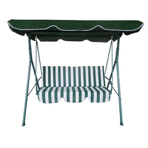 Dondolo da Giardino in Acciaio Tessuto cm 170x110x153 - LYLE