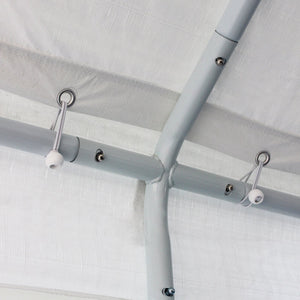 Gazebo per auto 3x6 in acciaio poliestere - THESI