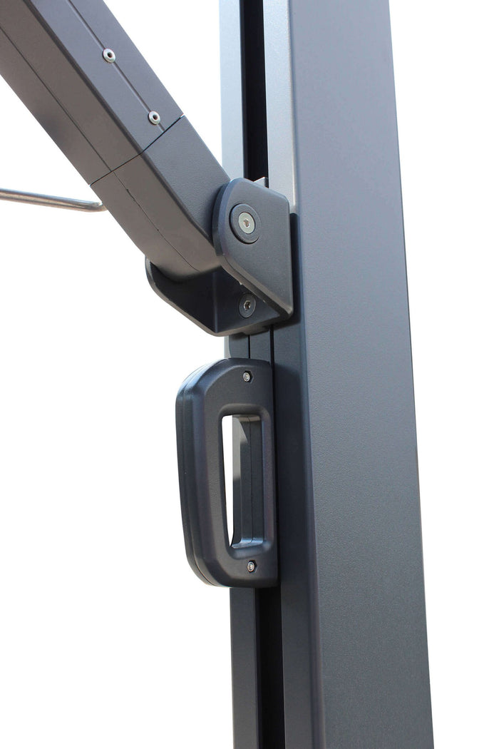 Ombrellone da Giardino decentrato 4x4 in alluminio - EDIGE