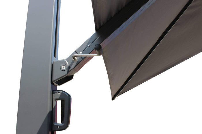 Ombrellone da Giardino decentrato 4x4 in alluminio - EDIGE