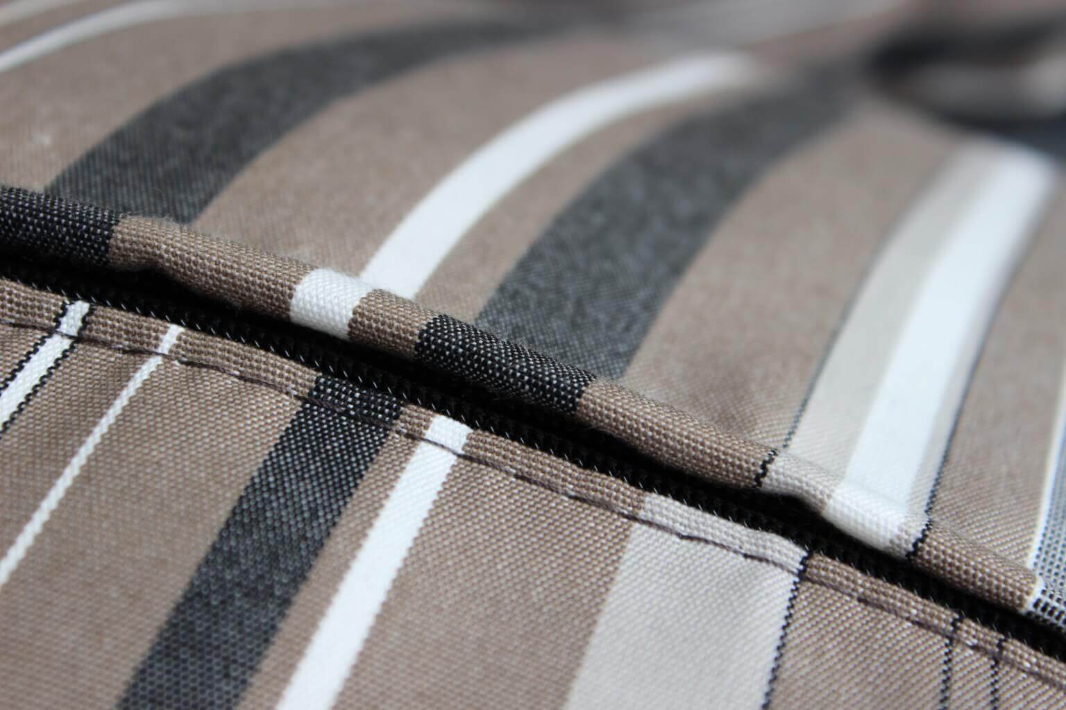 Divano Rotondo da esterno con cuscini in Wicker Alluminio cm 180x180x80 - LYNTON