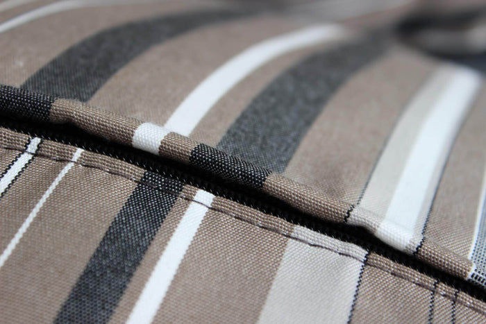 Divano Rotondo da esterno con cuscini in Wicker Alluminio cm 180x180x80 - LYNTON