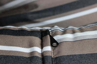 Divano Rotondo da esterno con cuscini in Wicker Alluminio cm 180x180x80 - LYNTON