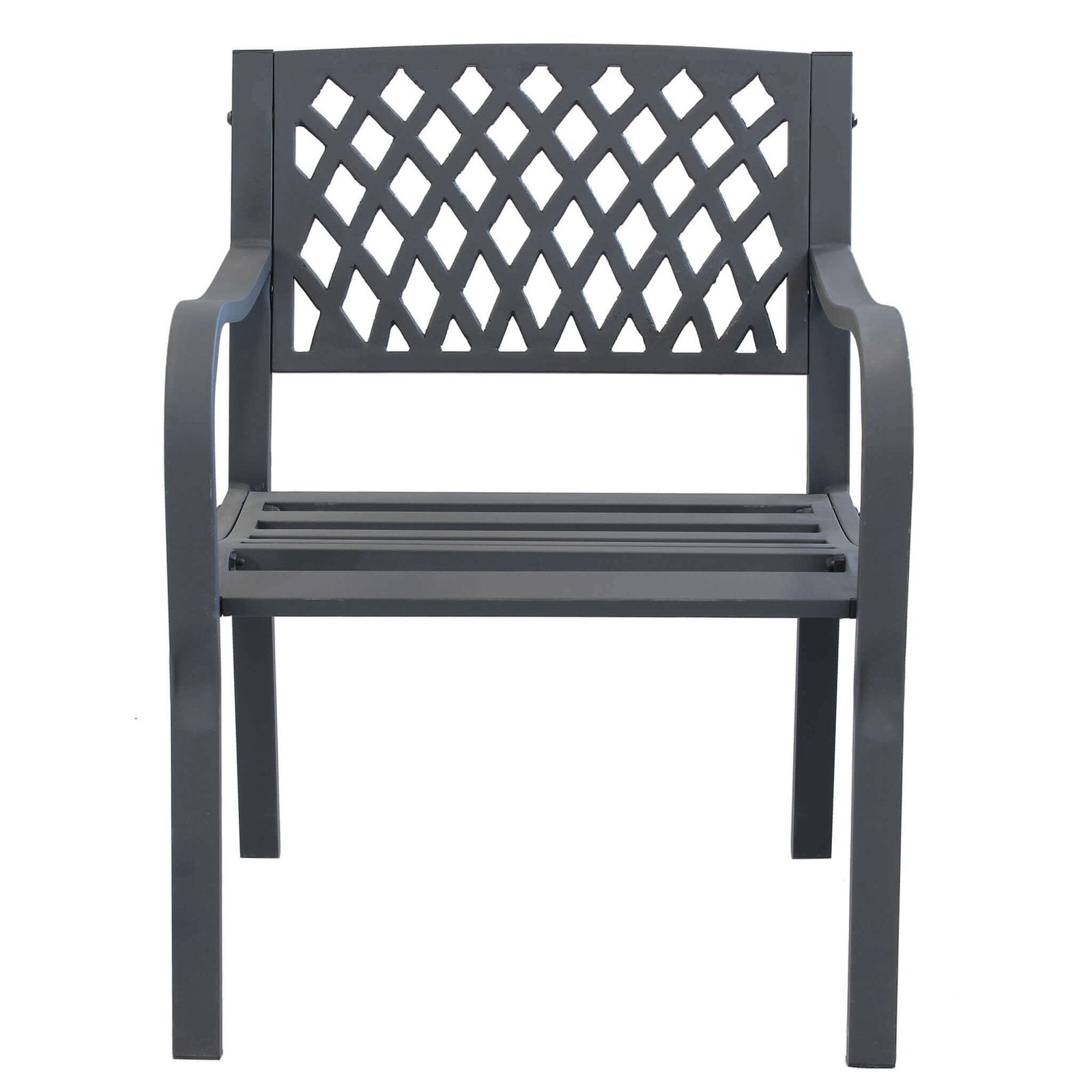 Poltrona da Giardino in Acciaio Acciaio cm 60x83x56 - SHELDON