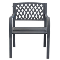 Poltrona da Giardino in Acciaio Acciaio cm 60x83x56 - SHELDON