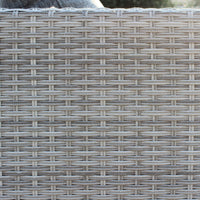 Salotto da Giardino con cuscini 4 posti in Alluminio Wicker - DWIGHT