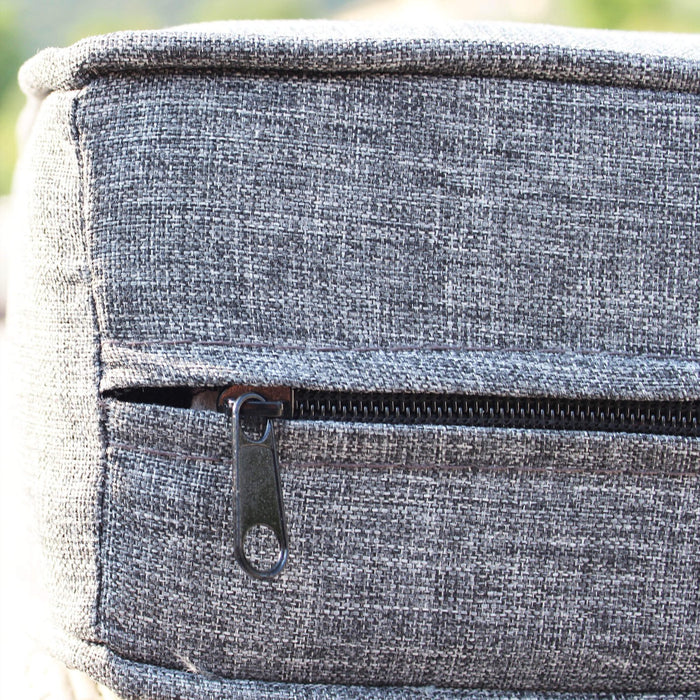 Salotto da Giardino con cuscini 4 posti in Alluminio Wicker - DWIGHT