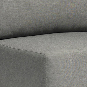 Poltrona angolare sinistra in Alluminio Textilene Poliestere cm 85x102x83 - ZED