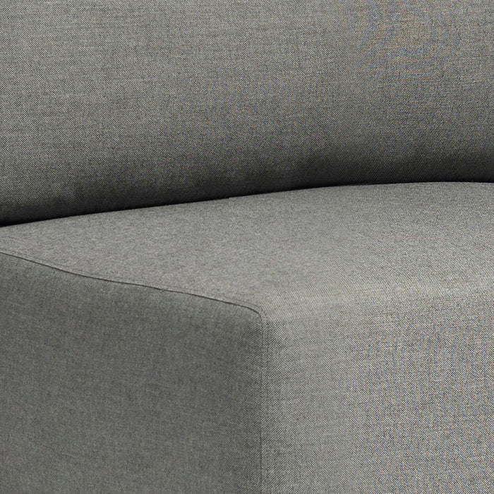 Poltrona angolare sinistra in Alluminio Textilene Poliestere cm 85x102x83 - ZED