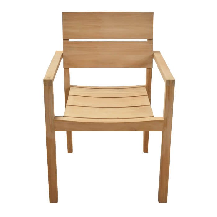 Poltrona da Giardino in Teak cm 58x60x80 - DEN