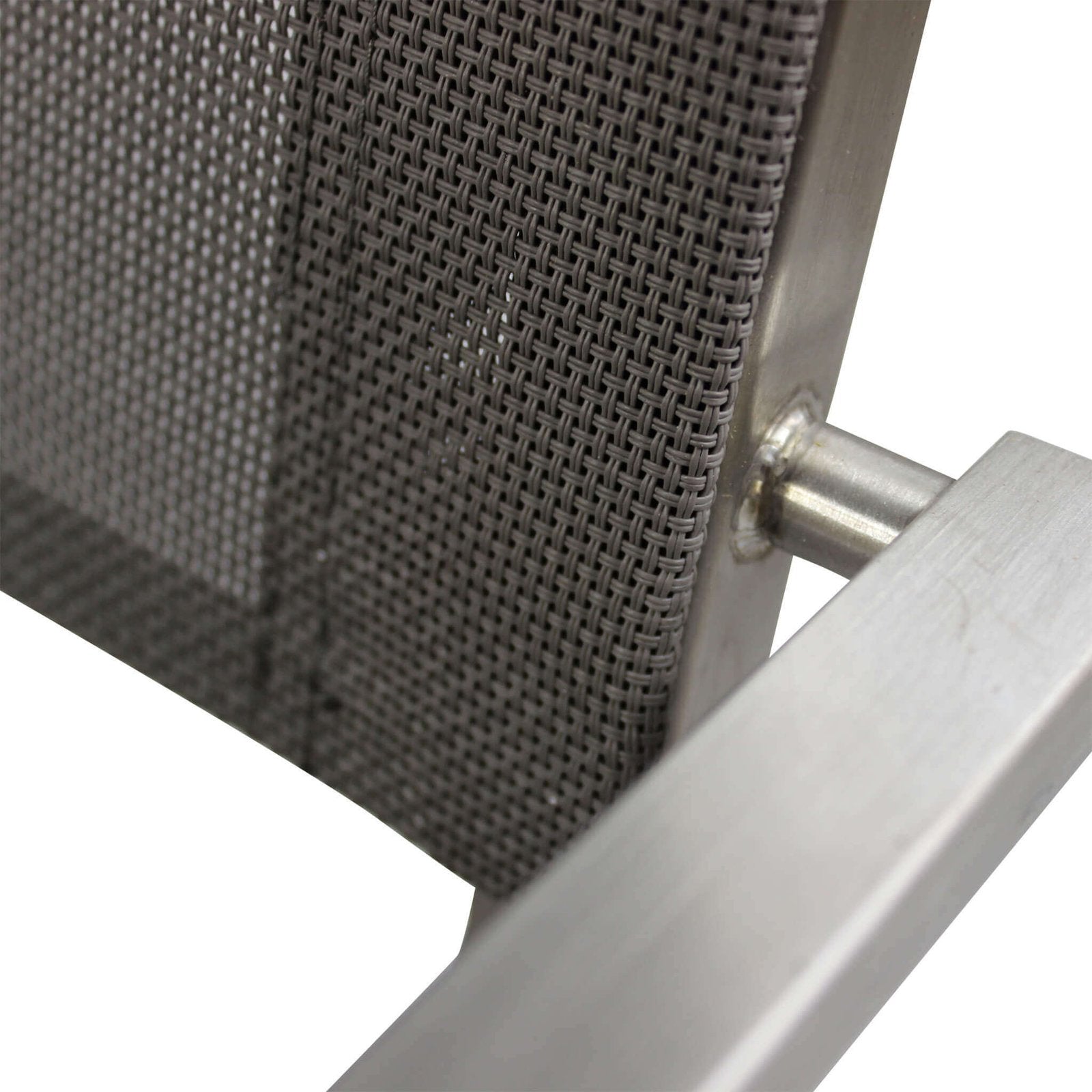 Poltrona da Giardino Impilabile in Acciaio Textilene cm 56x54x83 - DOLPH