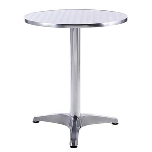 Tavolo Rotondo a Colonna Acciaio e Alluminio Rotondo 60 - TAD