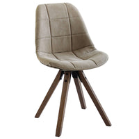 Sedia Moderna Scandinava in Legno Tessuto cm 48x44x84 - STEVE