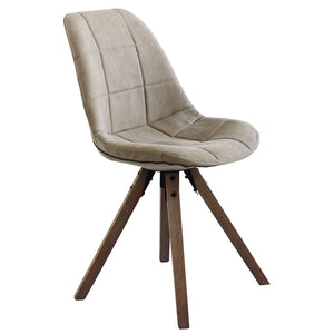 Sedia Moderna Scandinava in Legno Tessuto cm 48x44x84 - STEVE