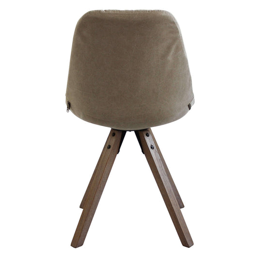 Sedia Moderna Scandinava in Legno Tessuto cm 48x44x84 - STEVE