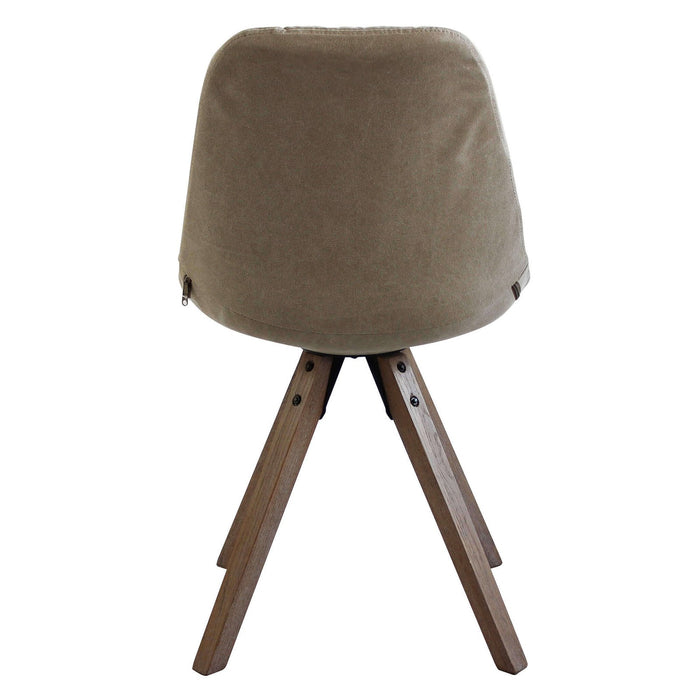 Sedia Moderna Scandinava in Legno Tessuto cm 48x44x84 - STEVE