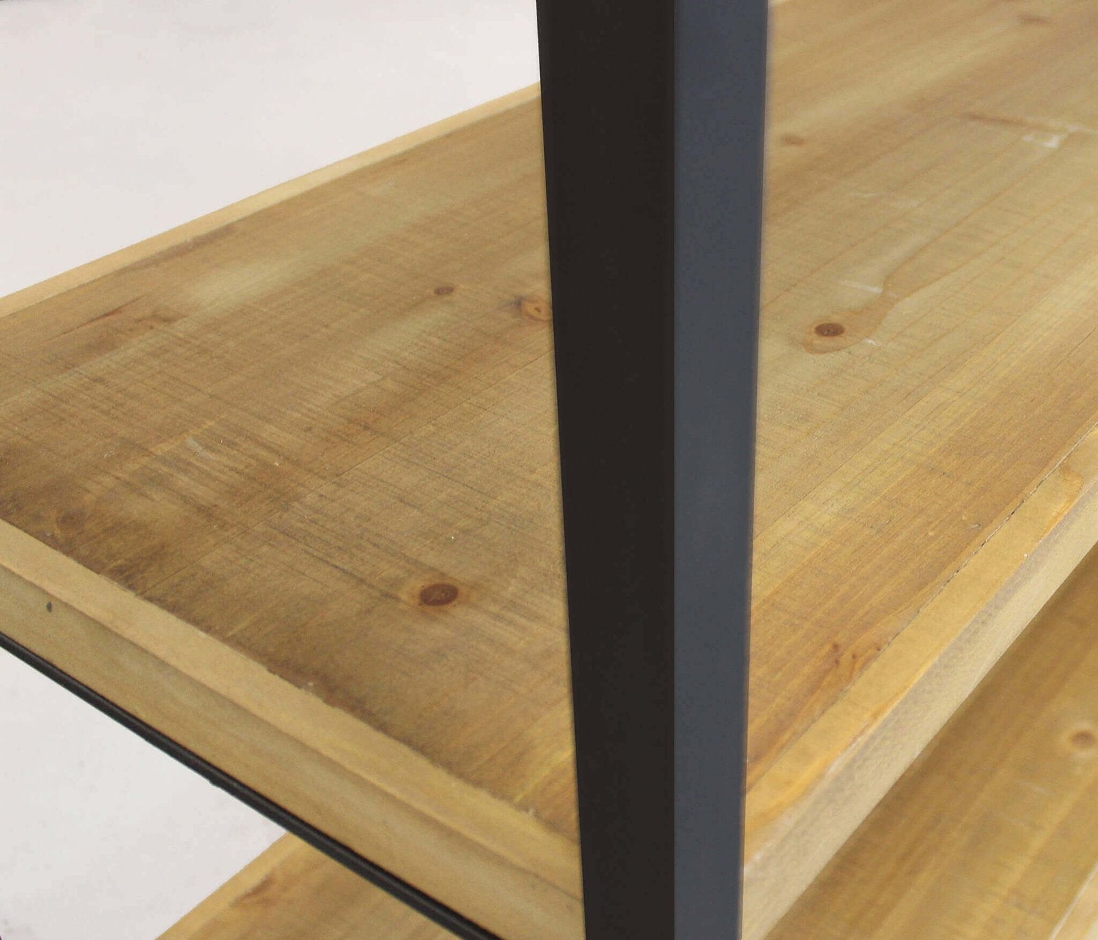 Scaffale con ruote in Acciaio Legno cm 90 5x39 5x92 5 - JOLYON