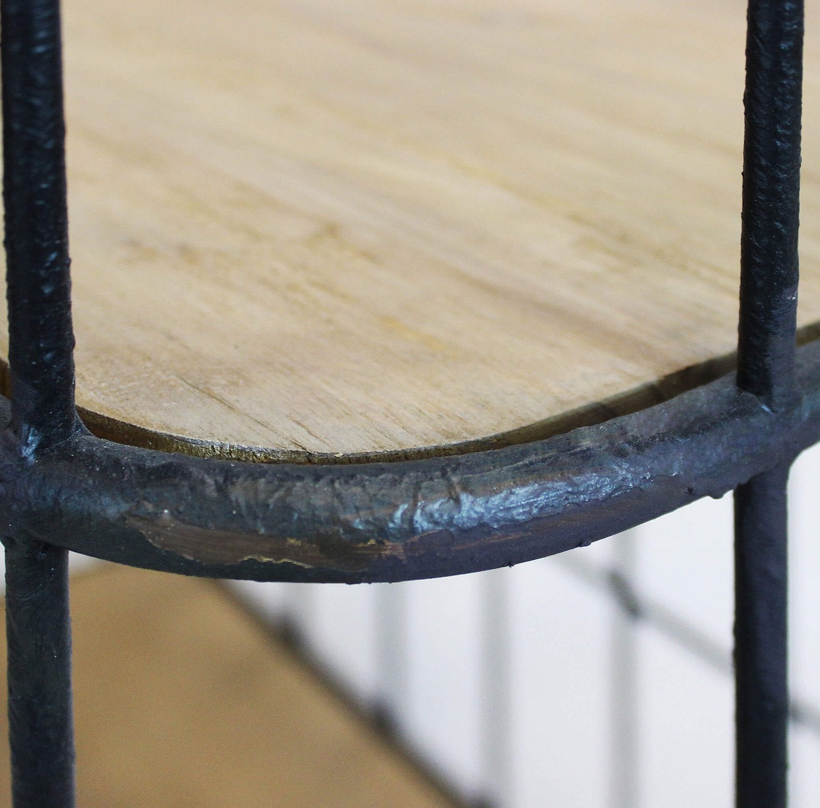 Scaffale Industrial con ruote in Legno Metallo cm 72x39x87 - DALLAS