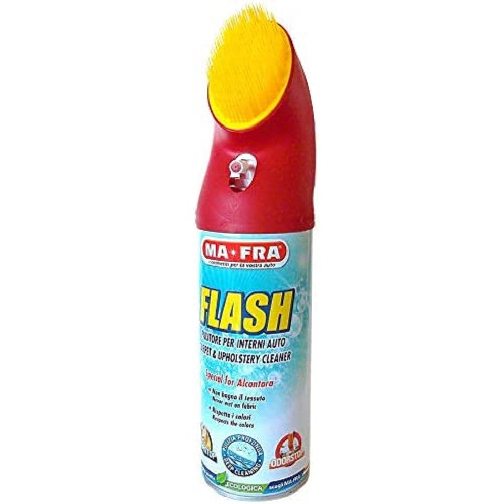 Trade Shop - Pulitore Interni A Secco Adatto Tessuto Velluto Alcantara Neutralizza Odori 400ml -
