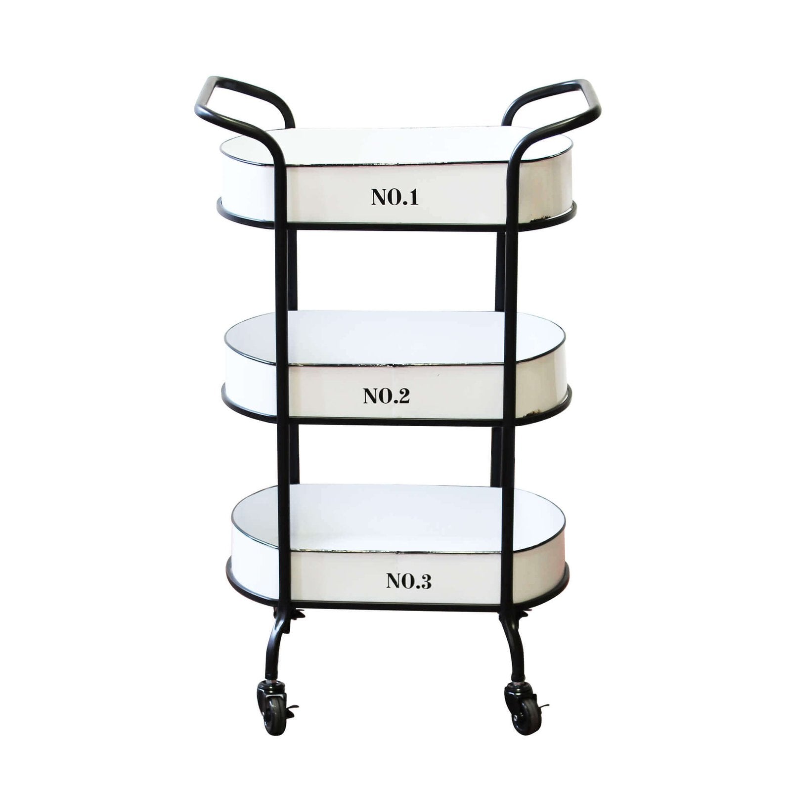 Carrello Portavivande Industrial in Acciaio cm 46x28x82 - MIME