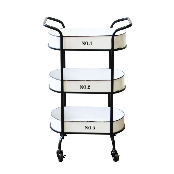 Carrello Portavivande Industrial in Acciaio cm 46x28x82 - MIME