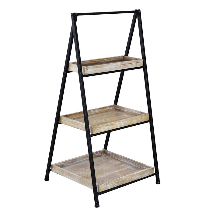 Libreria Industrial in Metallo Legno cm 52x41x100 - BRIGHAM