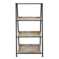 Libreria Industrial in Metallo Legno cm 52x41x100 - BRIGHAM
