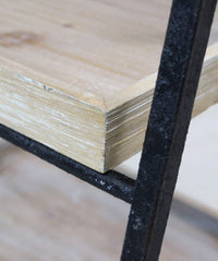 Libreria Industrial in Metallo Legno cm 52x41x100 - BRIGHAM