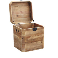 Baule in Pino riciclato cm 52x48x55 - PINE