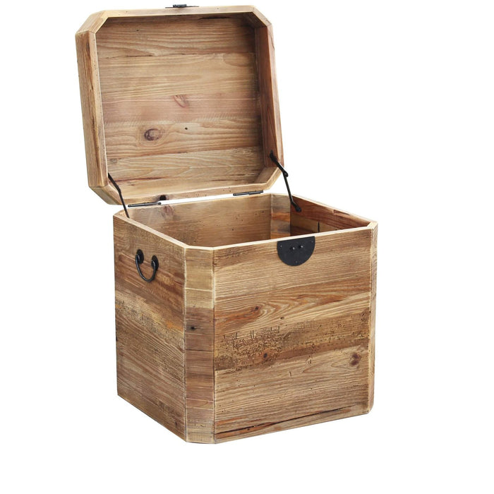 Baule in Pino riciclato cm 52x48x55 - PINE