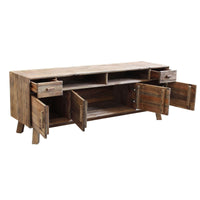 Porta tv con 2 cassetti in Pino riciclato cm 180x48x65 - PINE