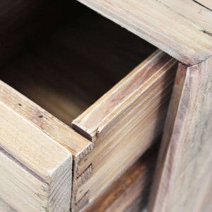 Porta tv con 2 cassetti in Pino riciclato cm 180x48x65 - PINE