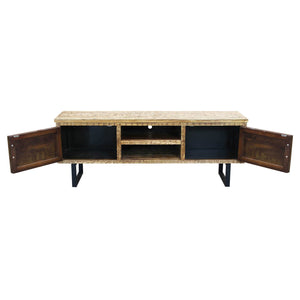 Porta tv Moderno in Legno Metallo cm 160x45x60 - WILLARD