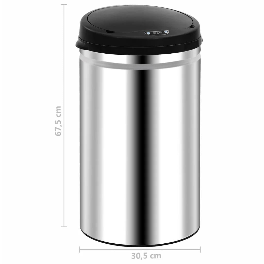 Contenitore automatico con sensore in acciaio inox da 40 litri 02_0006078