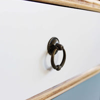 Mobiletto con 2 cassetti e un anta in Legno MDF cm 80x35x140 - THORBURN