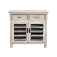 Mobile 2 cassetti 2 ante in Legno cm 90x42x85 - FREDDY