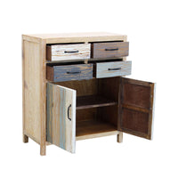 Credenza colorato in Legno cm 78x39x93 - FREDDY