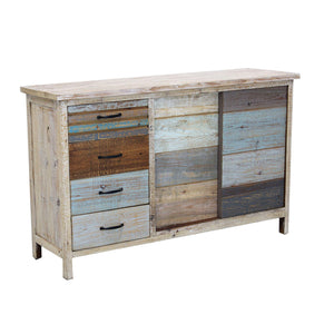 Credenza colorato in Legno cm 140x40x82 - FREDDY
